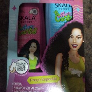 imagem do produto Kit shampoo sem sal e condicionador 325ml