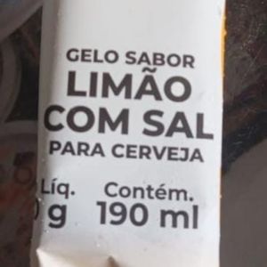 imagem do produto Gelo sabor limão com sal saquinho