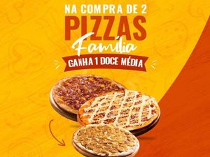 imagem do produto 2 Pizza Gigante 40cm = 1 Pizza Doce 25cm Grátis
