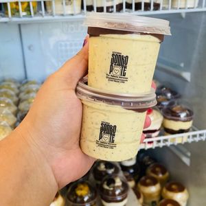 imagem do produto MINI POTE MARACUJÁ C/ BRIGADEIRO (140ML) SEM BOLO