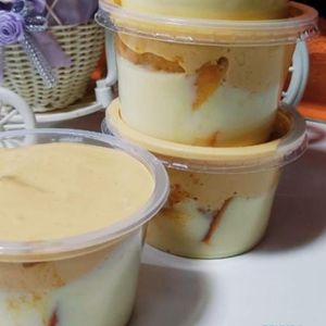 imagem do produto BOLO DE POTE-PUDIM COM DOCE DE LEITE (SEM BOLO)