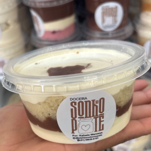 imagem do produto BOLO POTE-NINHO COM NUTELLA