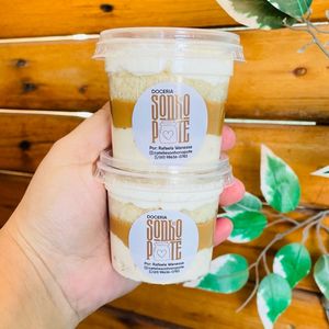 imagem do produto BOLO DE POTE-NOZES C/COCO E DOCE DE LEITE (140ML)