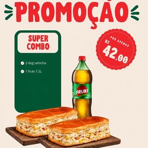 imagem do produto COMBO 2 dog salsichas + fruki 1,5 Litros