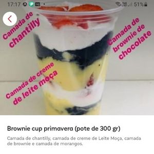 imagem do produto Brownie Cup primavera 300ml