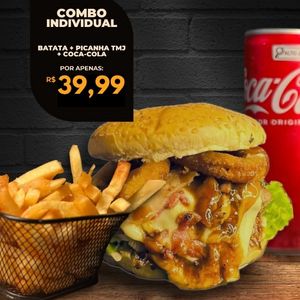imagem do produto COMBO TMJ INDIVIDUAL                          1 PICANHA TMJ + 
                      1 BATATA P + 
                            1 COCA LATA 