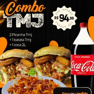 imagem do produto COMBO TMJ CASAL                     2 PICANHA TMJ +                          1 BATATA TMJ +                                         1 COCA 2L