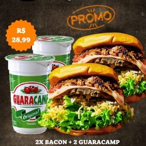 imagem do produto COMBO PROMOÇÃO N°1= 2 x bacon + 2 guaracamps.