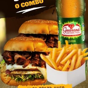 imagem do produto COMBO PROMOÇÃO N°4  =                                          2 X TUDO +                                    1 BATATA M +                                  1 GUARANÁ ANTÁRTICA 1,5L 