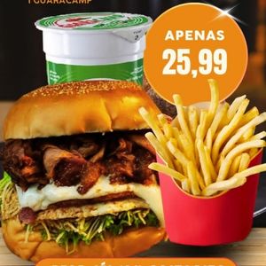 imagem do produto COMBO PROMOÇÃO N°3=                                  1 x tudo +                              1 batata P +                           1 guaracamp. 