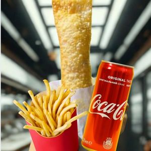 imagem do produto combo 7( 1 pastel ate 2 sabores,1 refri pet e 1 batata)