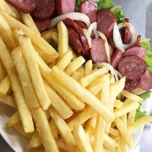 imagem do produto Calabresa com batata ou mandioca  azeitona e queijo