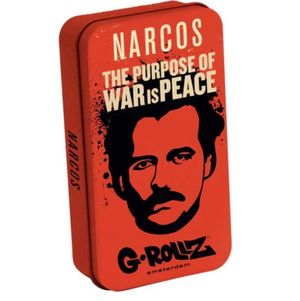 imagem do produto Mini Lata G-Rollz Narcos vermelha - 12 x 6cm