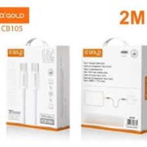 imagem do produto Cabo Cb105 Duplo Usb-c 2m Agold Turbo 60w