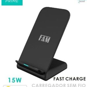 imagem do produto CARREGADOR SEM FIO FAM - INDUÇÃO MODELO FCA-QW18 15W