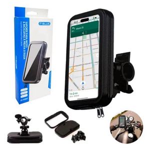 imagem do produto Suporte Celular Lelong It-blue Le-030d Preto Para Moto