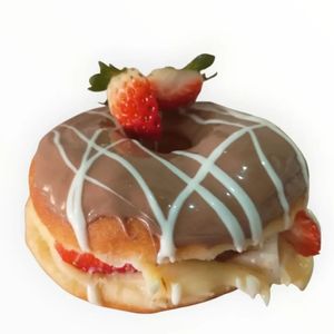 imagem do produto Donuts, Dois amores c/morango fresco