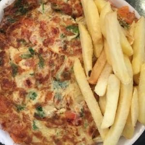 imagem do produto Omelete com batatas fritas. P