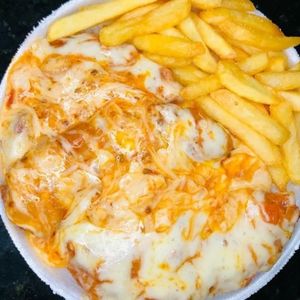 imagem do produto Parmegiana de carne com batatas fritas. P