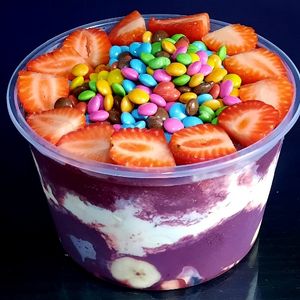 imagem do produto Pote de açaí de 1kg 06 adicionais 