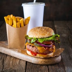 imagem do produto 1 x-burguer + batata frita 