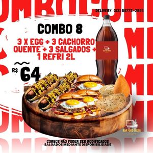 imagem do produto 3xegg + 3 cachorro quente+ 3 salgados+refrigerante de 2 litros 
