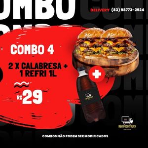 imagem do produto 2 x-calabresa + 1 refrigerante de 1 litro 