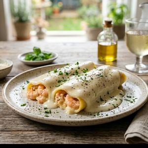 imagem do produto Canelloni com Camarão Cremoso