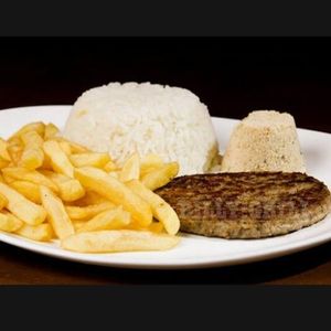 imagem do produto Hambúrguer com fritas