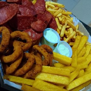 imagem do produto Batata calabresa anel de cebola polenta