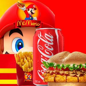 imagem do produto Mário Crispy + Refri lata + batata P