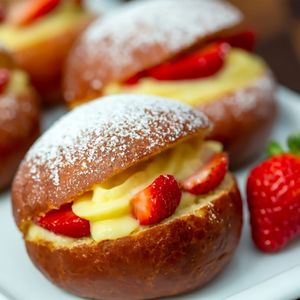 imagem do produto Sonho de creme com morangos