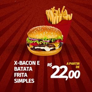 imagem do produto Combo X-Bacon e batata