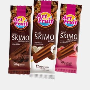 imagem do produto Picolé skimo brigadeiro/ morango 