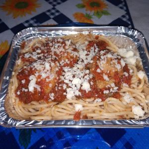 imagem do produto Macarrão c/ almôndegas 