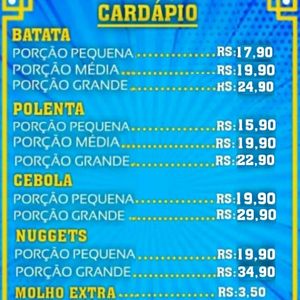 imagem do produto CARDÁPIO  
