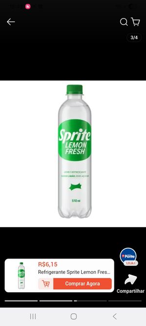 imagem do produto Sprite lemon( estilo h2o)