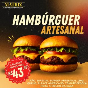 imagem do produto Promoção 2 burger artesanal