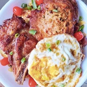 imagem do produto Baião+Bisteca+Ovo Frito+Farofa