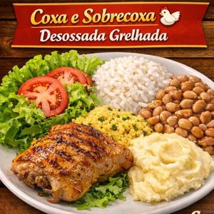 imagem do produto Coxa e Sobrecoxa 🐔 Desossada Grelhada