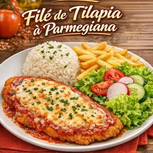 imagem do produto Filé de Tilapia 🐠 à Parmegiana 