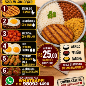 imagem do produto Almôndegas Fritas de Carne (4)🐂 (Econômica)