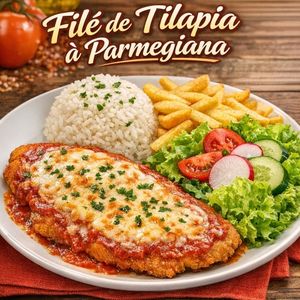 imagem do produto Filé de Tilapia à 🐠 à Parmegiana 
