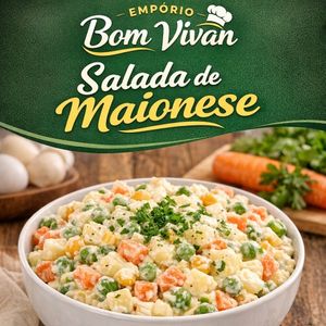 imagem do produto Salada de Maionese Pote 400g (Legumes)🥔 🥕 🌽 