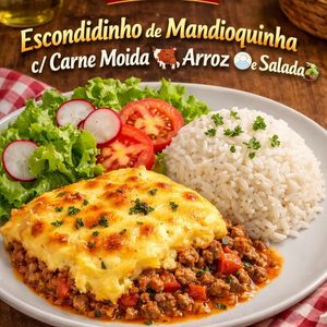 imagem do produto Escondidinho de Mandioquinha c/ Carne Moida Bovina 🐂 