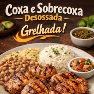 imagem do produto Coxa e Sobrecoxa🐔 Desossada Grelhada