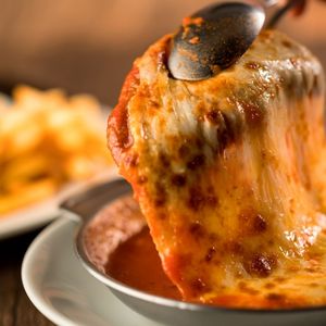 imagem do produto Parmegiana de bife bovino(bife de Contra Filé)
