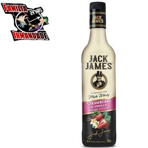 imagem do produto Jack James Sabor Morango e Baunilha 900ml ( Whisky  saborisado )