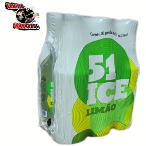 imagem do produto Ice 51 Limão Longueneque 275ml (pacote)
