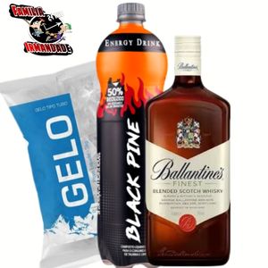 imagem do produto Combo de Ballantine's Com Gelo em Cubo 